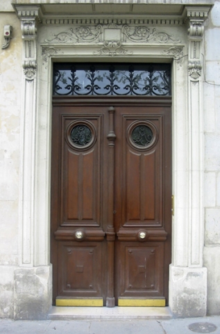 Doors from Paris "Porthole Oak Doors"