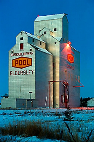 Eldersley Wheat Pool Elevator, Saskatchewan
