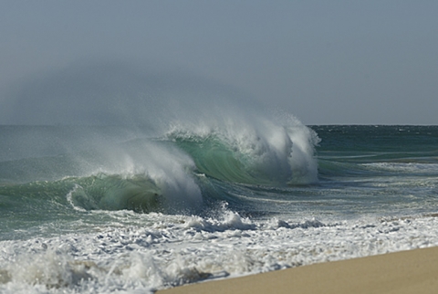 Image of waves in mexico "Pacific Power"