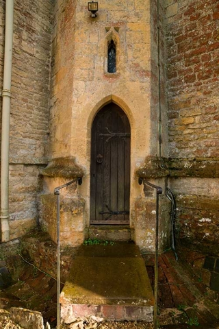 Photo of St Mary the Virgin Parish Church side door, Great Milton, Oxfordshire, UK