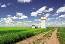 Burton Lake grain elevator, Saskatchewan