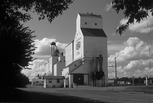 Image of Ituna wooden grain elevator, Saskatchewan